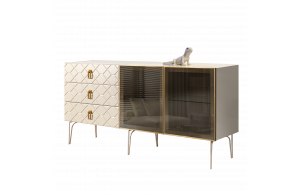 Комод для гостиной Богемия Фарфале (Bogemia Farfalle) БМКМ-4(Fa) [5]